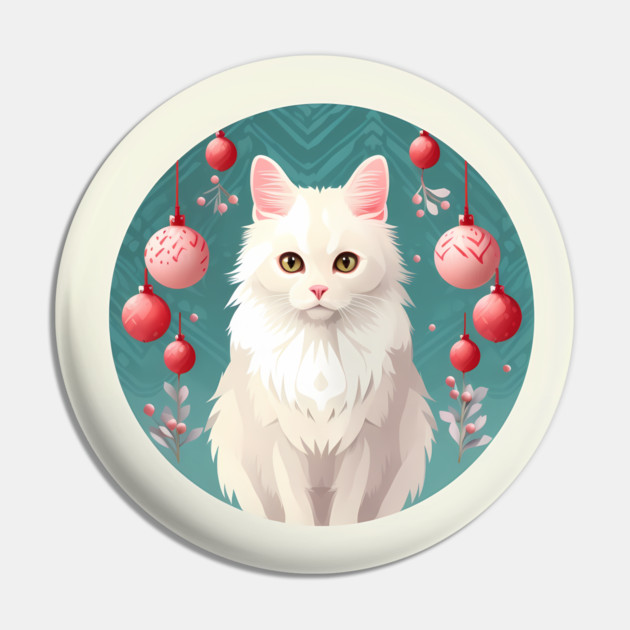 Turkish Angora Cat Xmas Ornament, Love Cats by Pin by logiamerch