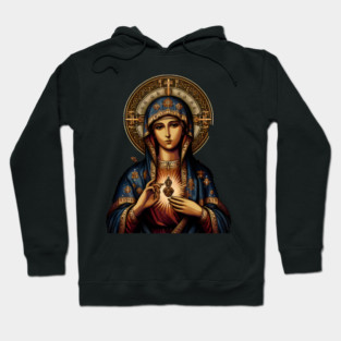 virgin mary Hoodie