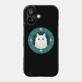 Turkish Angora Cat Xmas Ornament, Love Cats Phone Case