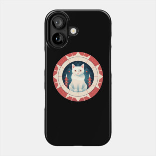 Turkish Van Cat Xmas Ornament, Love Cats Phone Case