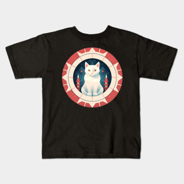 Turkish Van Cat Xmas Ornament, Love Cats Kids T-Shirt by logiamerch