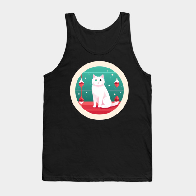 Turkish Van Cat Xmas Ornament, Love Cats Tank Top by logiamerch