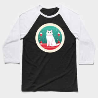Turkish Van Cat Xmas Ornament, Love Cats Baseball T-Shirt