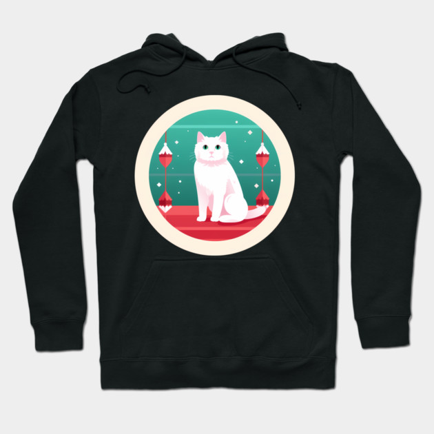 Turkish Van Cat Xmas Ornament, Love Cats Hoodie by logiamerch