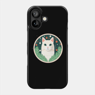 Turkish Van Cat Xmas Ornament, Love Cats Phone Case