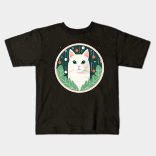 Turkish Van Cat Xmas Ornament, Love Cats Kids T-Shirt