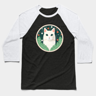 Turkish Van Cat Xmas Ornament, Love Cats Baseball T-Shirt