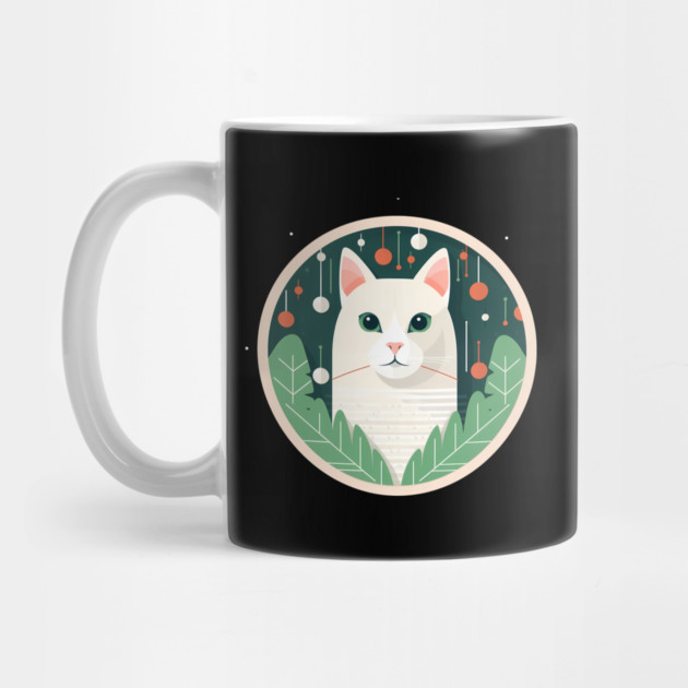 Turkish Van Cat Xmas Ornament, Love Cats by logiamerch