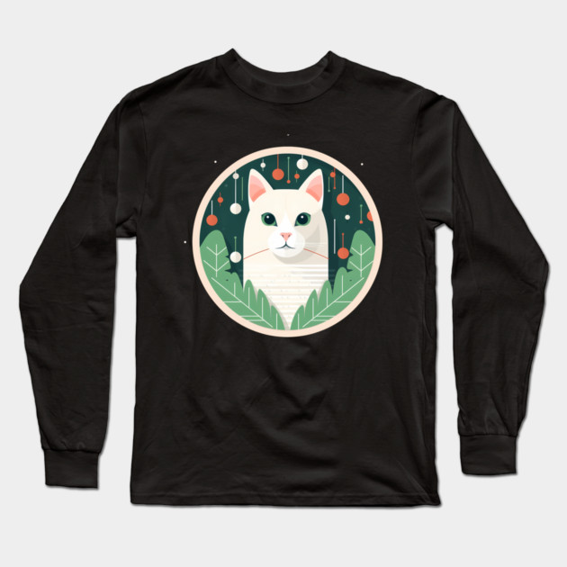 Turkish Van Cat Xmas Ornament, Love Cats Long Sleeve T-Shirt by logiamerch