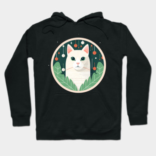 Turkish Van Cat Xmas Ornament, Love Cats Hoodie