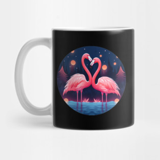 Flamingo Flock Sunset, Love Flamingos Mug