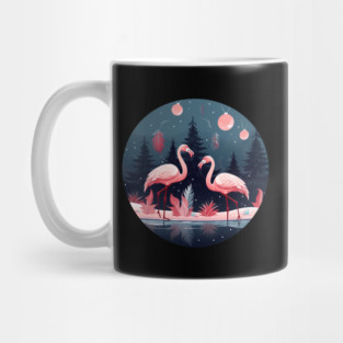 Flamingo Flock Sunset, Love Flamingos Mug