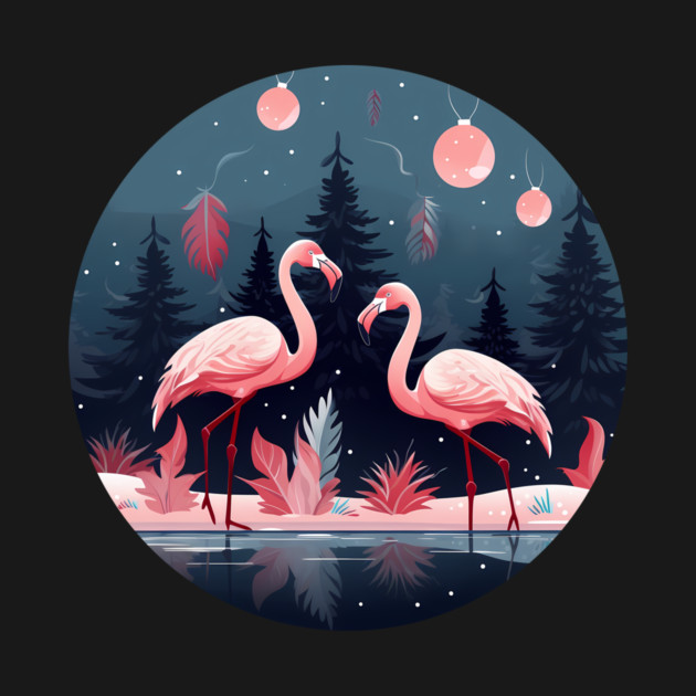 Flamingo Flock Sunset, Love Flamingos by logiamerch