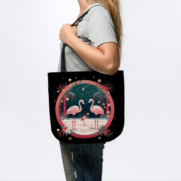 Flamingo Flock Sunset, Xmas,  Love Flamingos by logiamerch