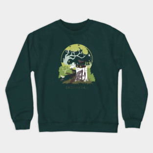 Birdwatcher (greens) Crewneck Sweatshirt