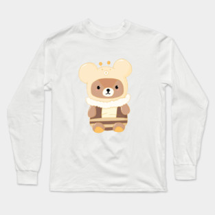 Honey Bee Bear Long Sleeve T-Shirt