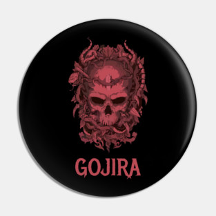 gojira art Pin