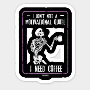 With A Splash Of Leave Me Alone Sticker