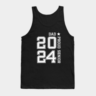 Proud Senior Dad 2024, Senior 2024 Dad, Class Of 2024 Father congratulation Tank Top
