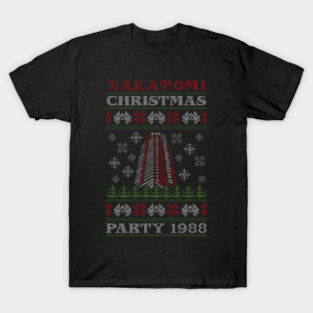 Nakatomi Plaza Christmas Party Knitted T-Shirt