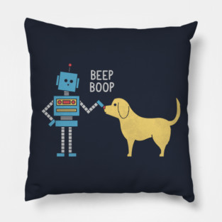 Beep Boop Pillow