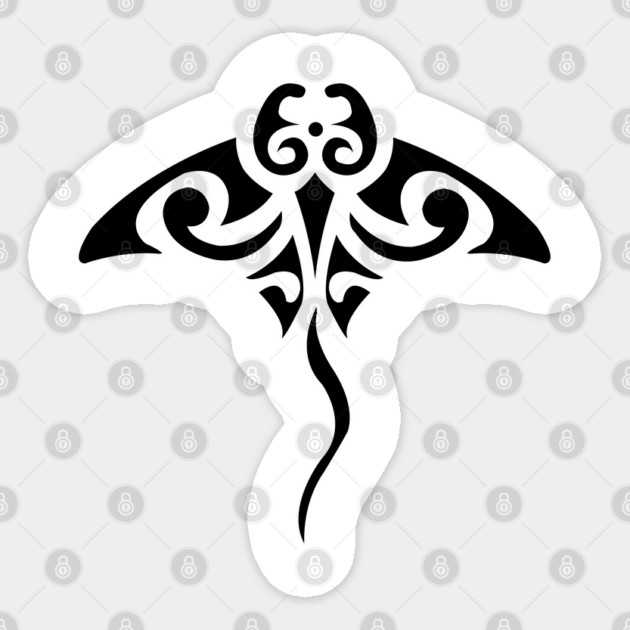 Sting Ray Sticker by DickinsonDesign