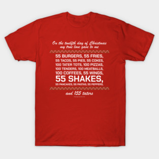 I Think You Should Love This 12 Days of Christmas T-Shirt