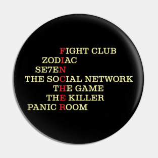 Filmmaking Legend - Fincher Pin