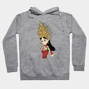 Khmer Cambodian Chibi w/cape Character Hoodie