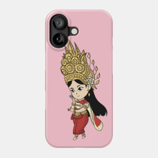 Khmer Cambodian Chibi w/cape Character Phone Case