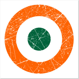 India Roundel Vintage Posters and Art