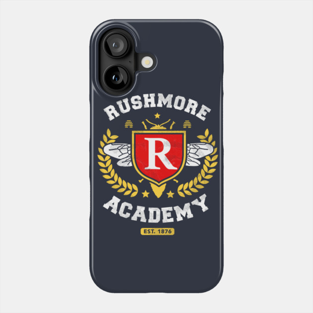 Rushmore Academy T-Shirt Phone Case by dumbshirts