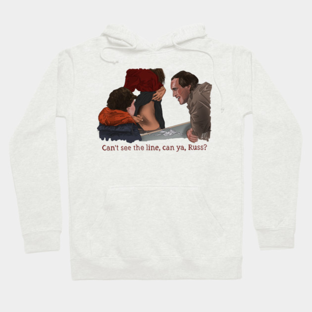 Christmas Vacation: Can't See the Line Hoodie by 51Deesigns