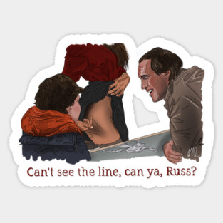 Christmas Vacation: Can't See the Line Sticker