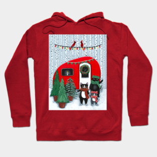 Cats Picking Out The Christmas Tree Hoodie