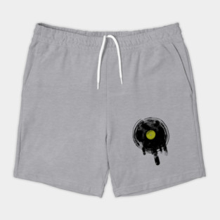 Melting Vinyl Record Shorts