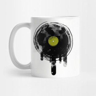 Melting Vinyl Record Mug