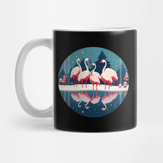 Flamingo Flock Sunset, Love Flamingos by logiamerch