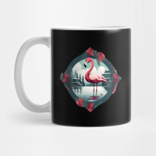 Flamingo Flock Sunset, Love Flamingos Mug