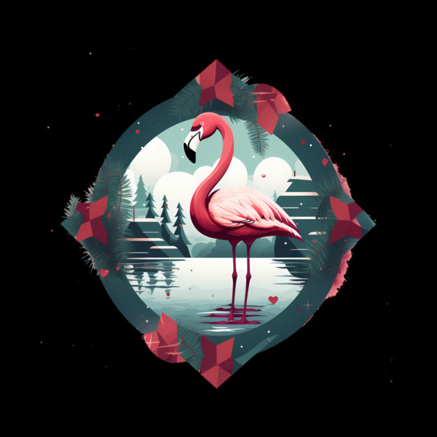 Flamingo Flock Sunset, Love Flamingos by logiamerch