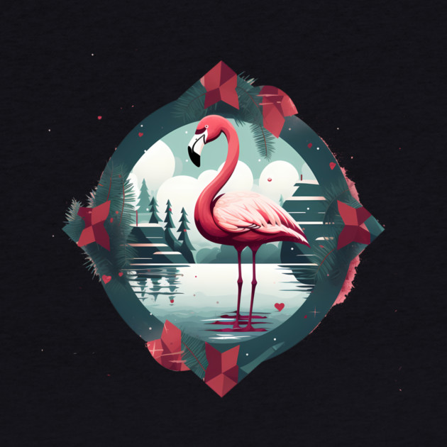 Flamingo Flock Sunset, Love Flamingos by logiamerch