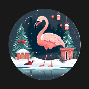 Flamingo Flock Sunset, Love Flamingos T-Shirt