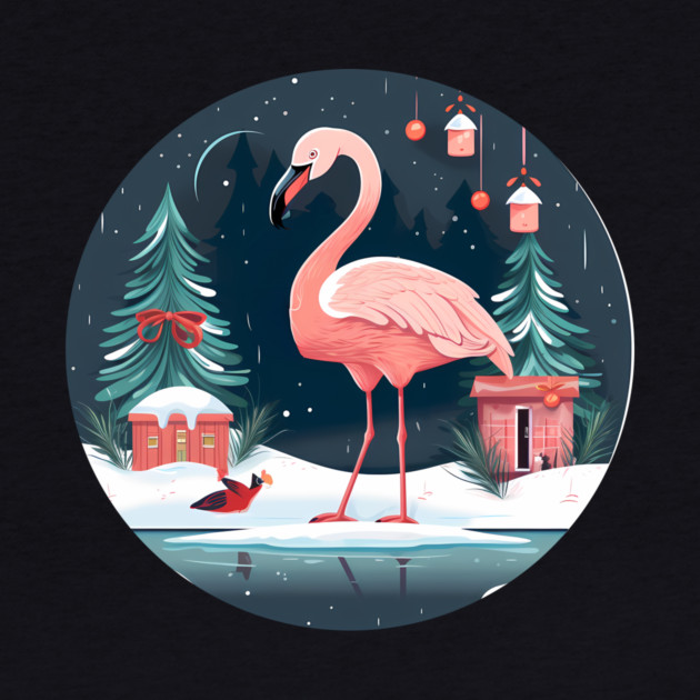 Flamingo Flock Sunset, Love Flamingos by logiamerch