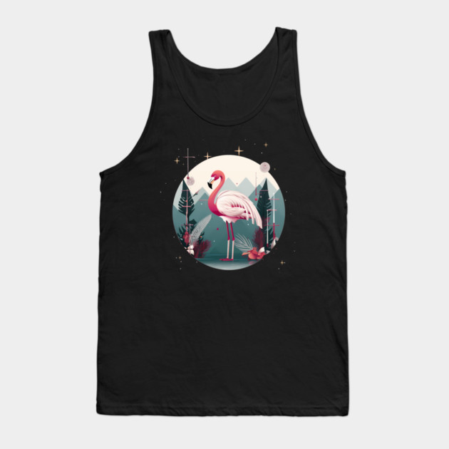Flamingo Flock Sunset, Love Flamingos Tank Top by logiamerch