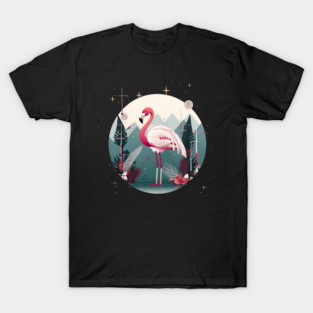 Flamingo Flock Sunset, Love Flamingos T-Shirt