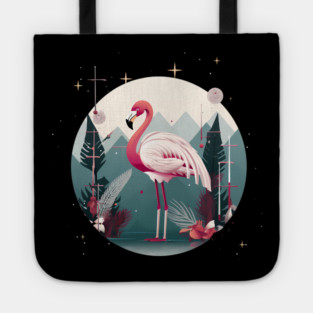 Flamingo Flock Sunset, Love Flamingos Tote