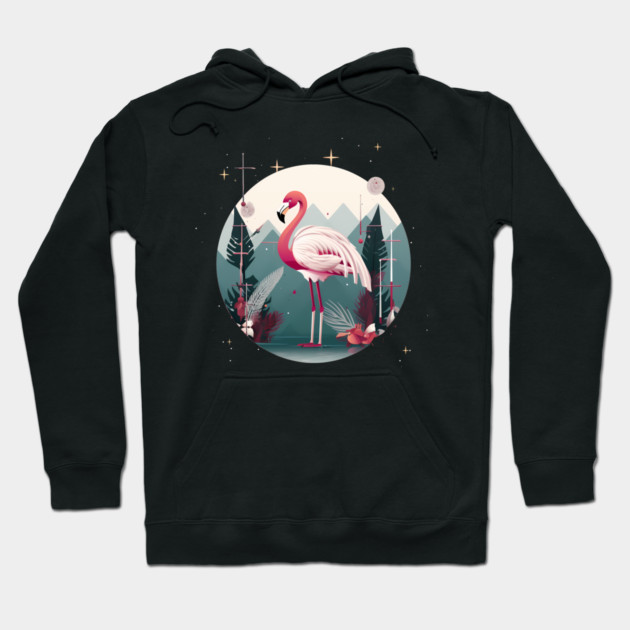 Flamingo Flock Sunset, Love Flamingos Hoodie by logiamerch