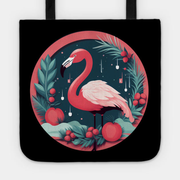 Flamingo Flock Sunset, Love Flamingos Tote by logiamerch