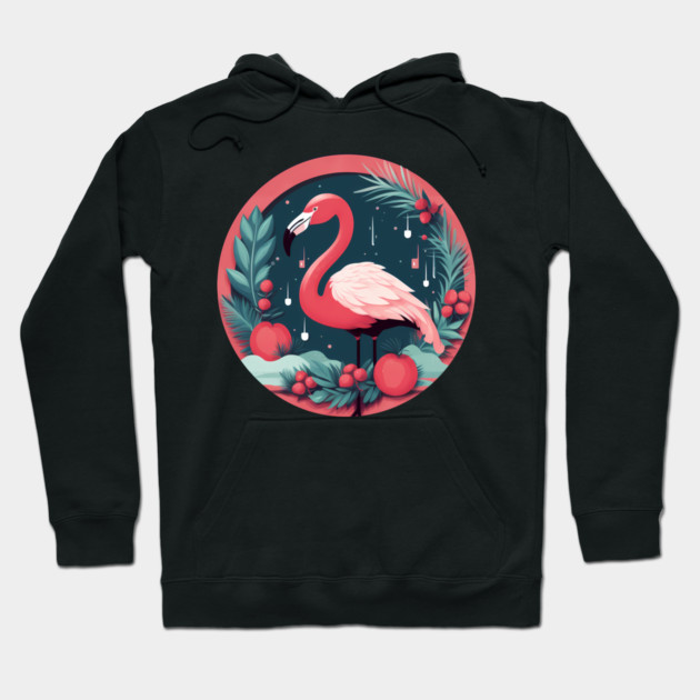 Flamingo Flock Sunset, Love Flamingos Hoodie by logiamerch