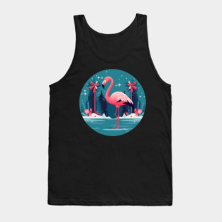 Flamingo Flock Sunset, Love Flamingos Tank Top